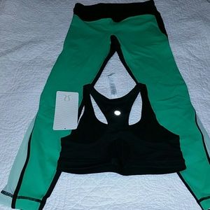 Lululemon Pants and Yellow Top Only