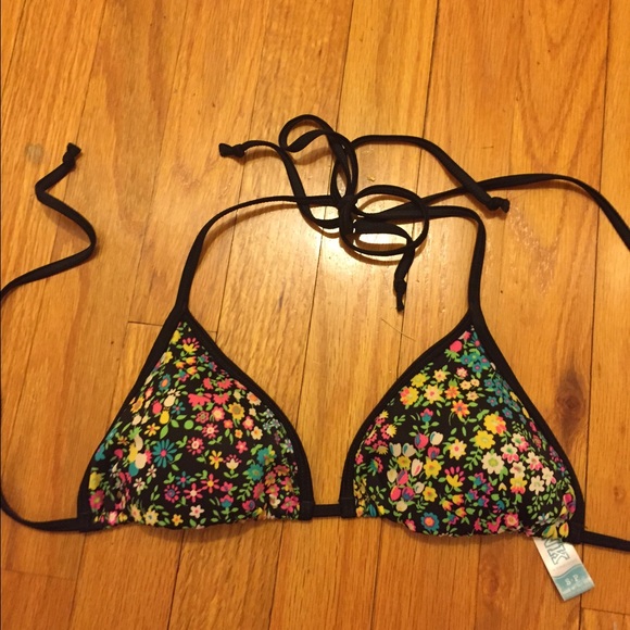 Victoria's Secret Pink floral bikini top
