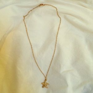 J. Crew Starfish Necklace