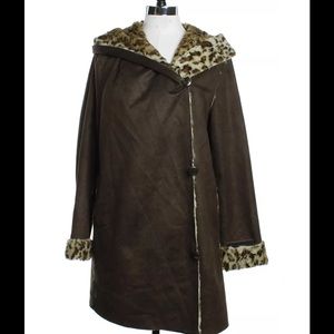 Very Soft Hooded Jacket By Adrienne Landau