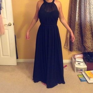 Size 2 black bridesmaid dress