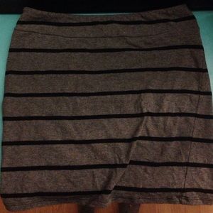 Tight Mini Striped Skirt