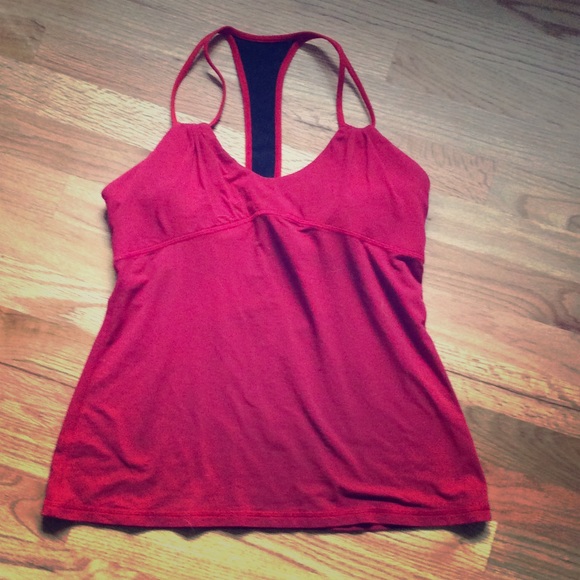Nancy Rose Red Yoga Top