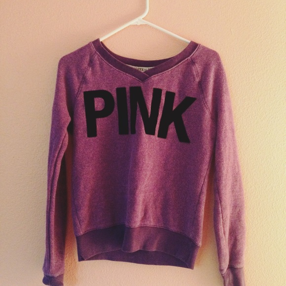 PINK v neck sweater