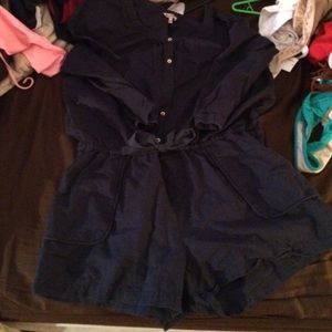 Navy romper