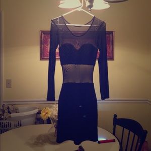 Nasty gal mini sheer dress