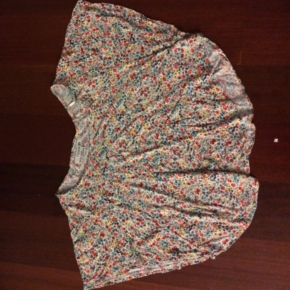 floral forever 21 shirt - Picture 1 of 2