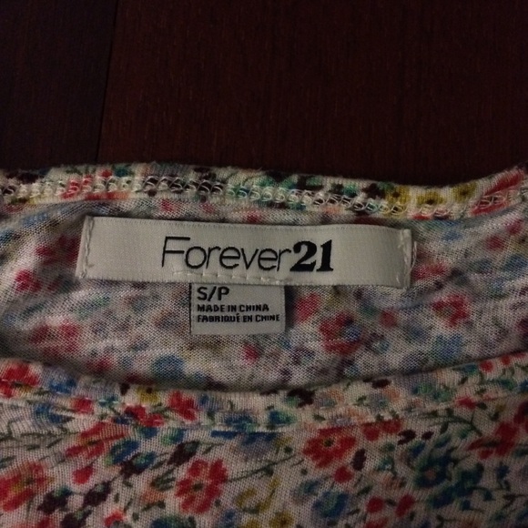 floral forever 21 shirt - Picture 2 of 2
