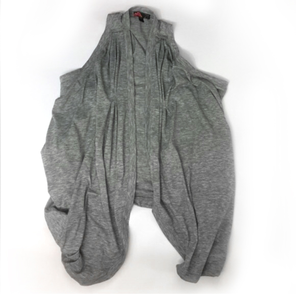 Forever 21 Jackets & Blazers - Draped vest in heather grey