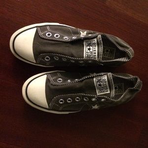one star grey converse