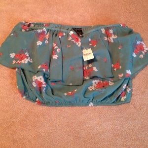 Full tilt tube crop top