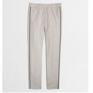 Slim stretch wool pant with tuxedo trim NWT