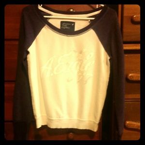 Purple & Beige American Eagle Sweater S/P