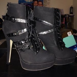 Combat style heeled Boots