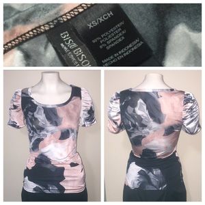 Floral Tie-die Blouse