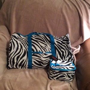 Duffel and cosmetic bag new