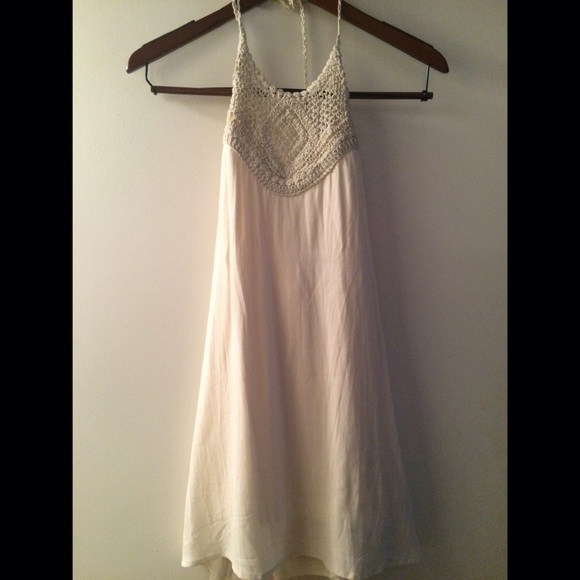 Halter crochet dress. New with tags. Never worn