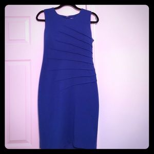 Calvin Klein royal blue dress