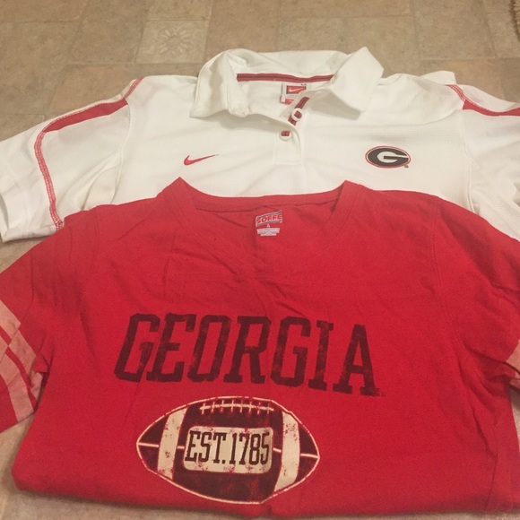 Bundle of Georgia shirts