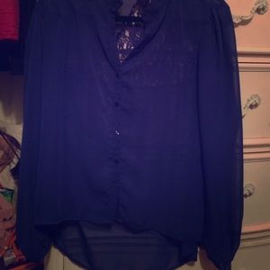 Royal blue shirt