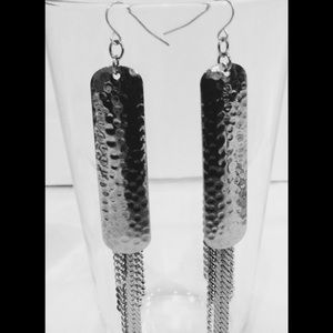 Gunmetal earrings