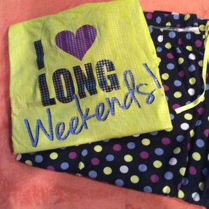 Cacique 26/28 3x pajama set