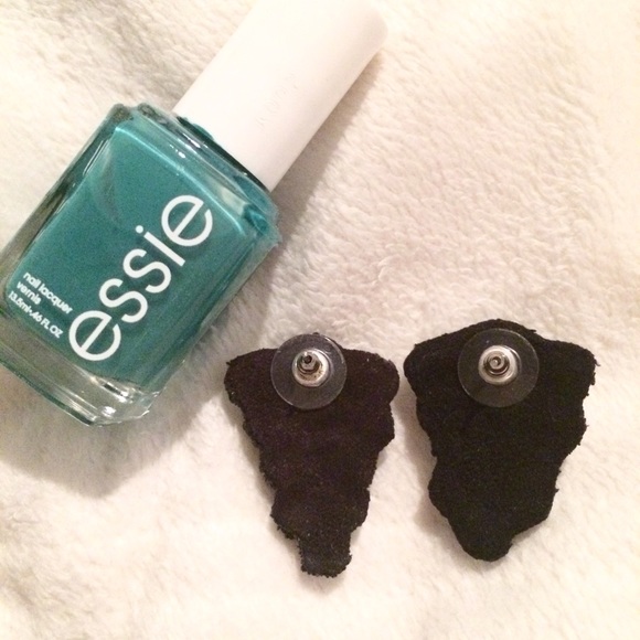 Crystal Fabric Back Earrings - Picture 3 of 3