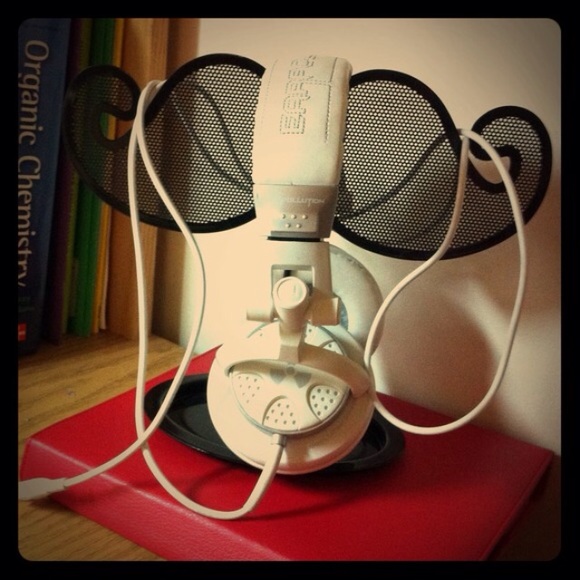 White Ear Pollution Headphones