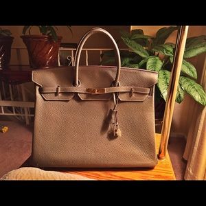 Hermes Birkin Style Bag