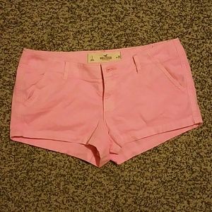 Highlighter pink shorts