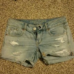 Denim shorts