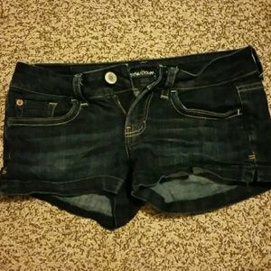 Denim shorts