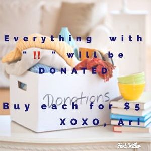 Enjoy my Spring closet cleaning :) Get the $5 deal