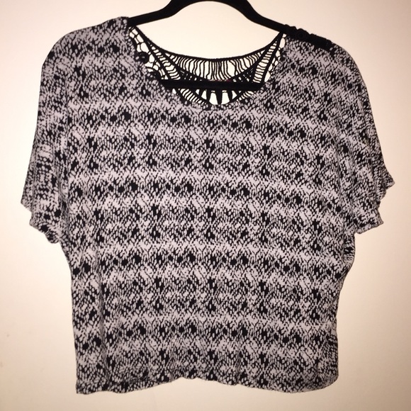 Cute top with back detail
