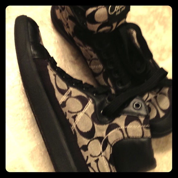 Vintage Coach Hightop Sneakers