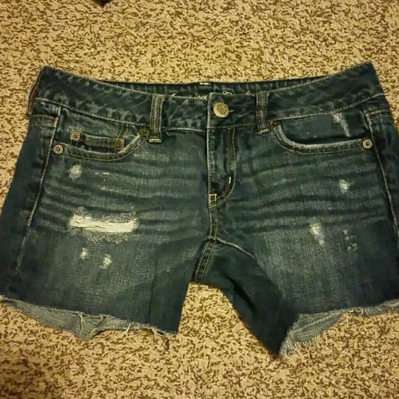 Denim shorts