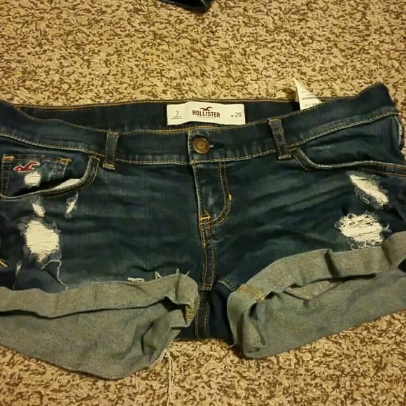 Denim shorts