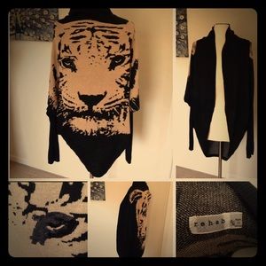 Rehab dolman black cardigan