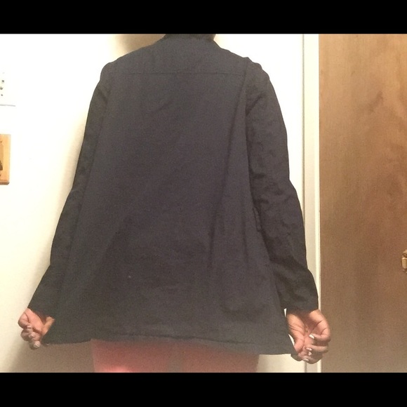 Blue wind coat - Picture 4 of 4