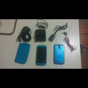 Factory unlocked Samsung galaxy s4 red color 16gb