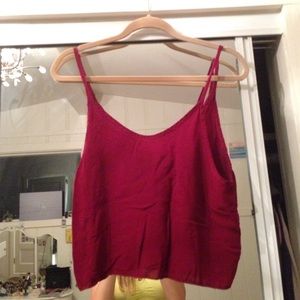 Maroon tank top