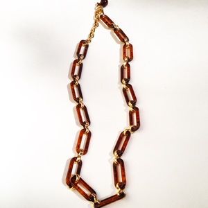 Tortoiseshell Chainlink Necklace