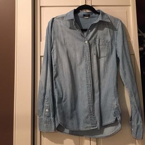 J.Crew Light Wash Chambray Shirt