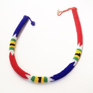 Vintage Beaded Tribal Necklace