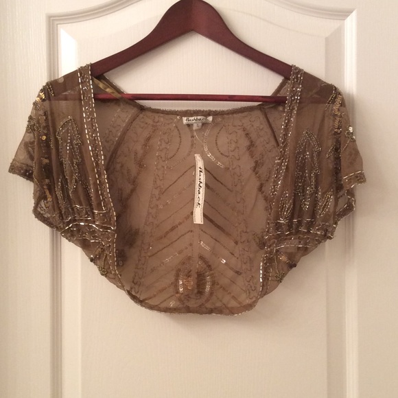 Gold Sequin Shrug