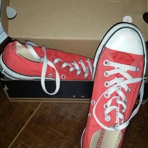 SOLDBlood Orange Low Top Converse
