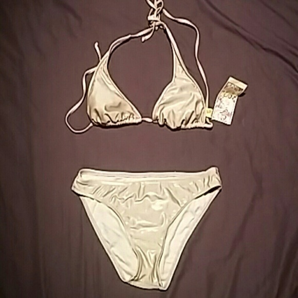 New gold bikini