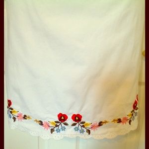 Vintage Betsey Johnson White Mini Skirt.