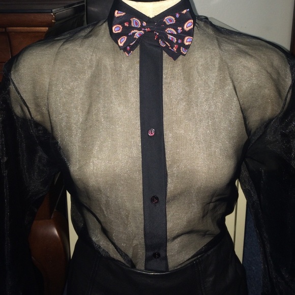 Vintage Accessories - Silk bow tie