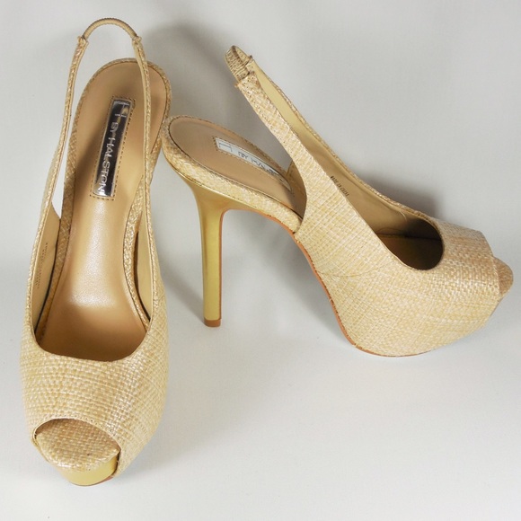 H by Halston high heels